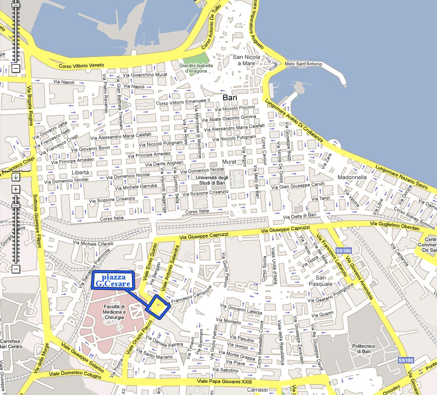 bari street plan