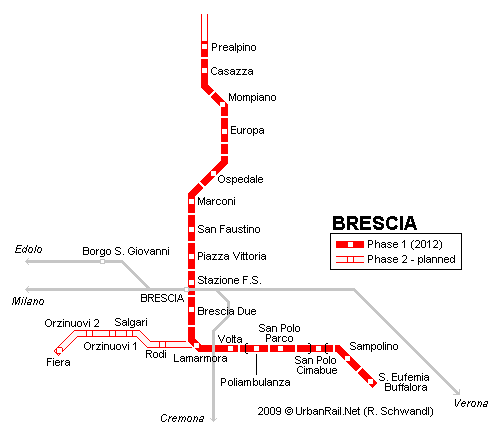 brescia subway plan
