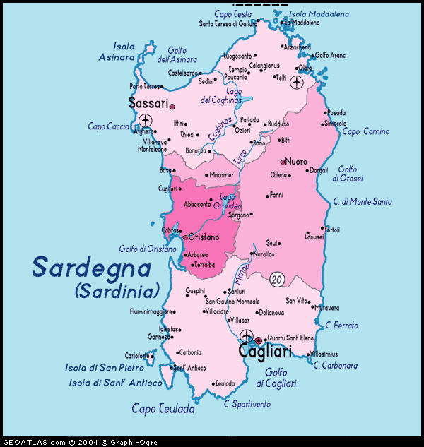 Cagliari sardinia plan