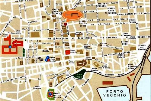 Catania hotels plan