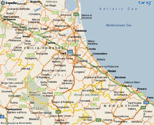 Cesena province plan