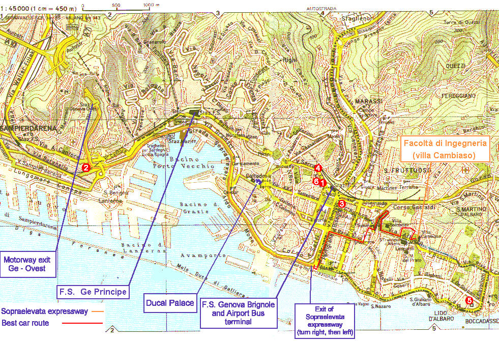 Genoa historique plan