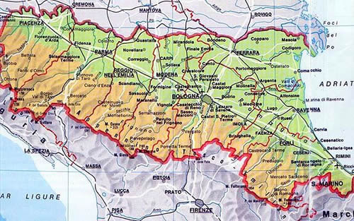 Imola regions plan