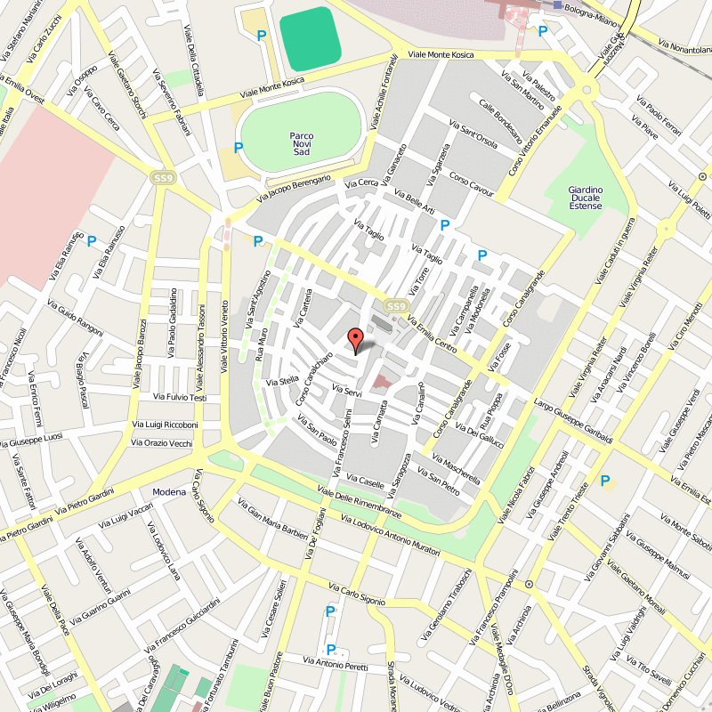 Modena centre plan