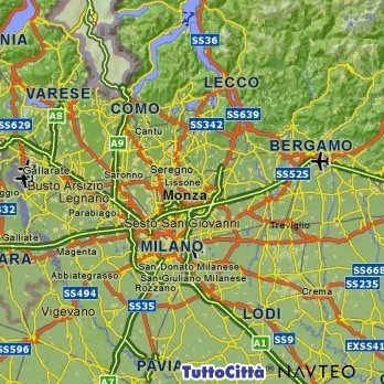 Monza itineraire plan