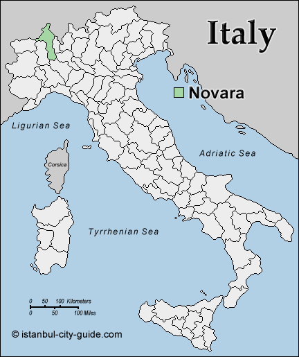 italie novara plan