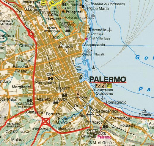 Palermo centre plan