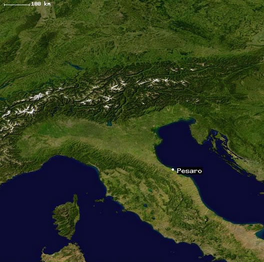 Pesaro satellite plan