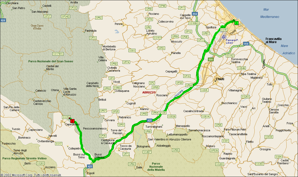 Pescara regions plan