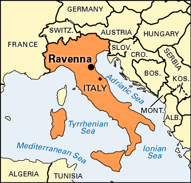 Ravenna plan italie