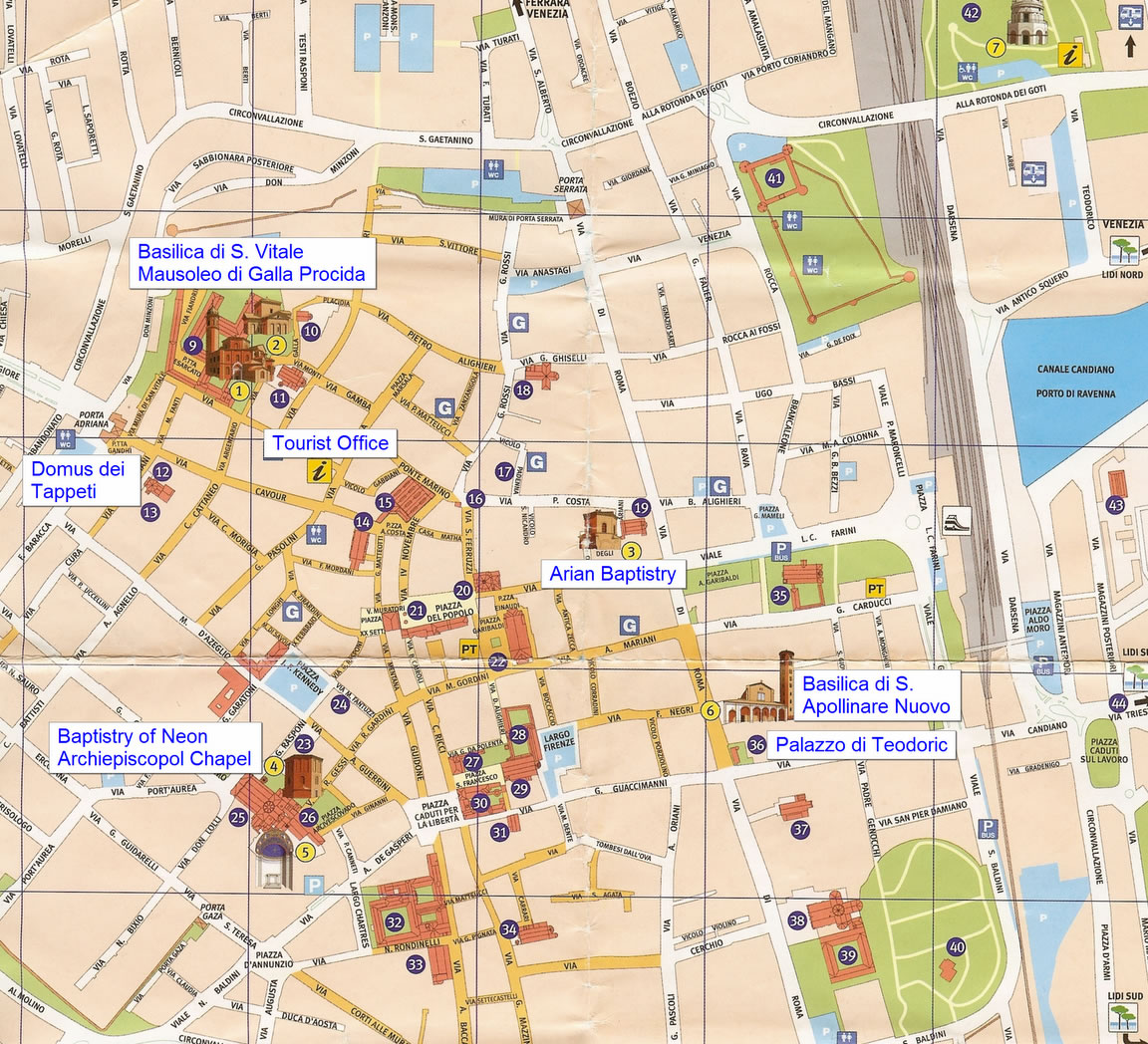 Ravenna street plan