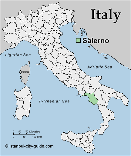 italie Salerno plan