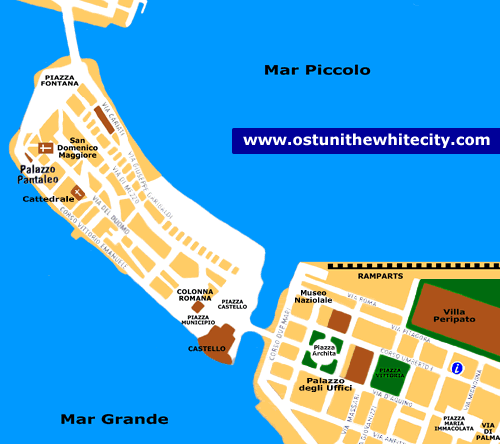 Taranto centre plan