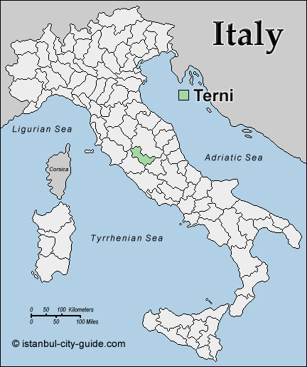 italie Terni plan