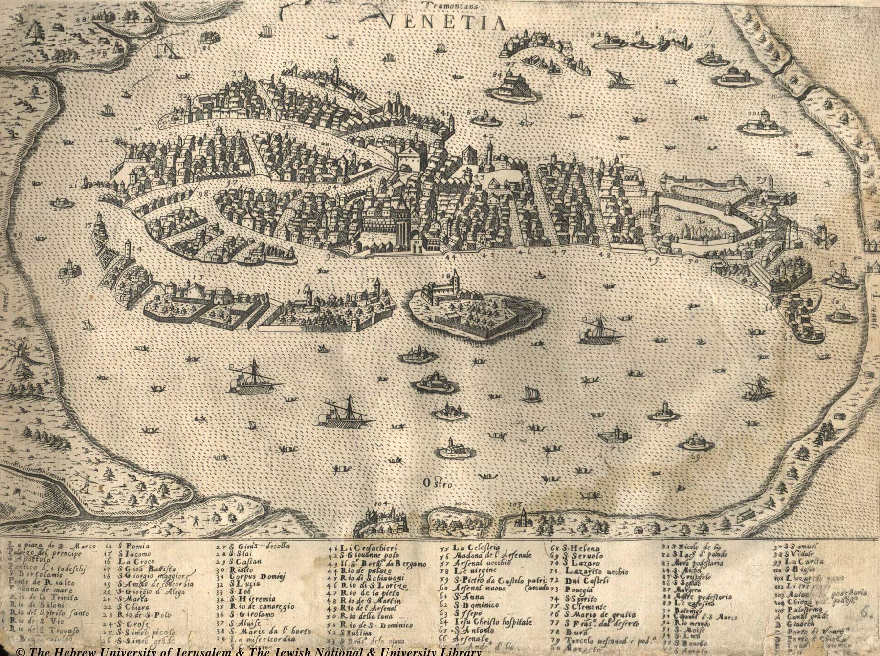 venice venezia historique plan