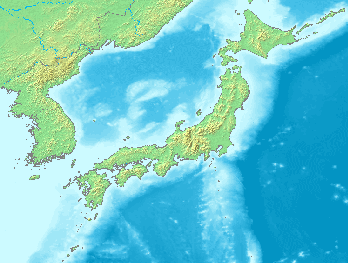 satellite carte du japon