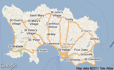 carte du Jersey