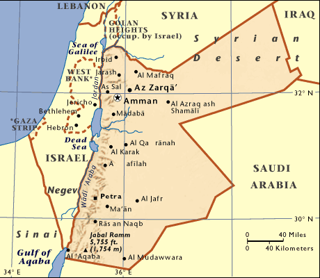 jourdain regions carte