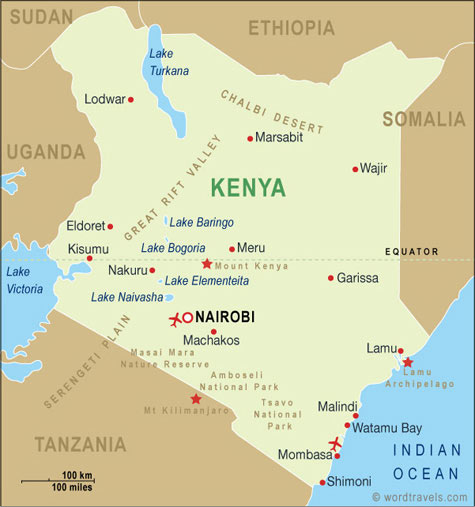 Kenya carte