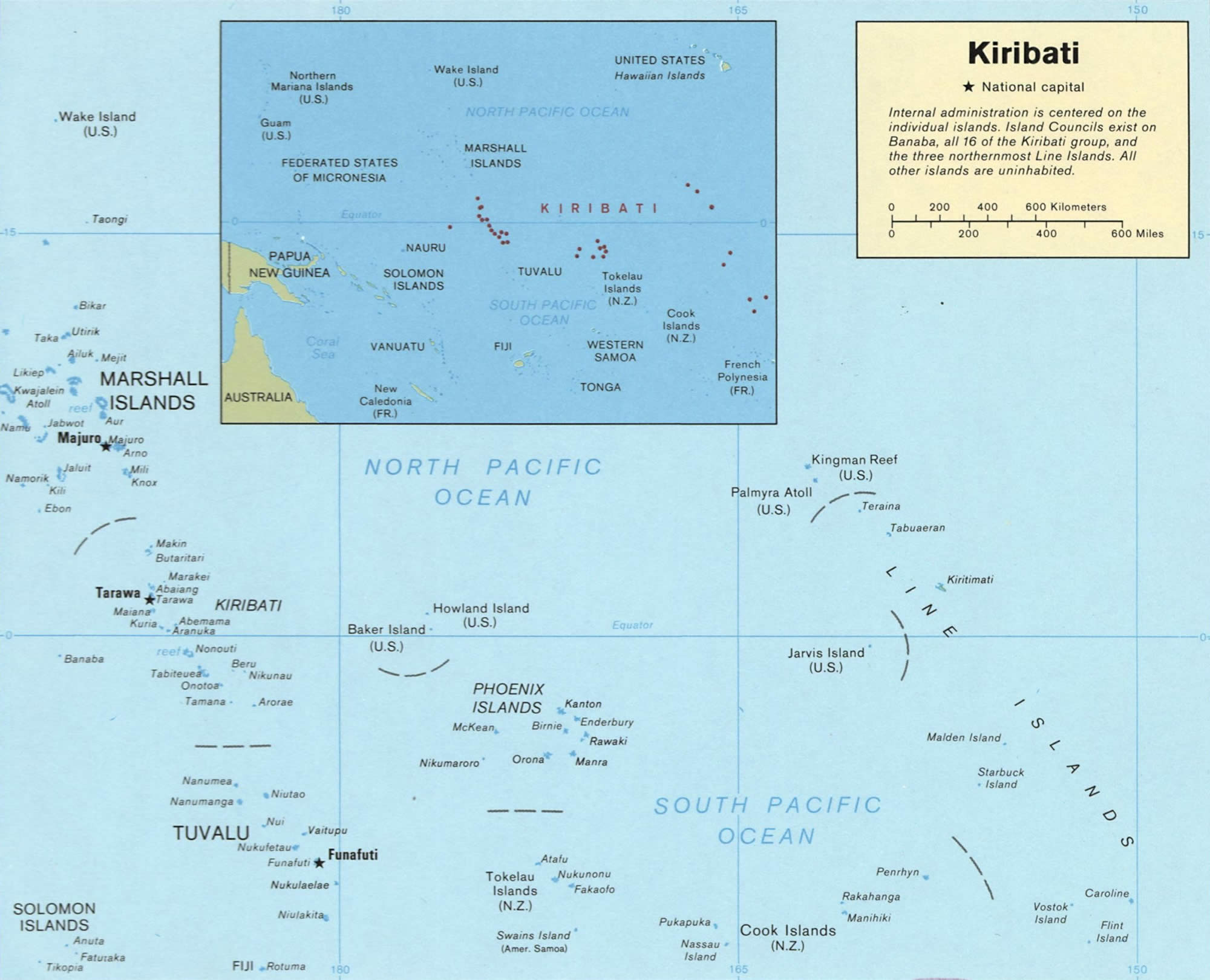 Kiribati carte