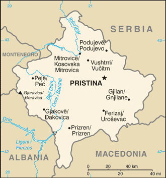 Kosovo carte