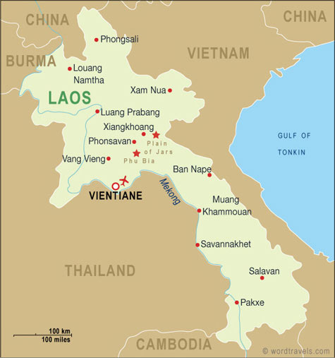 Laos carte