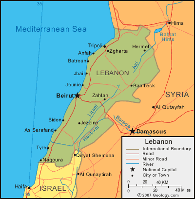 liban carte