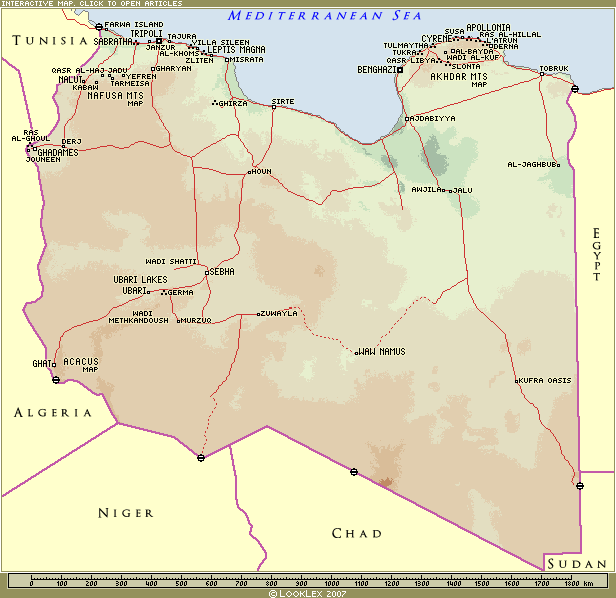 libye carte geographiquecal