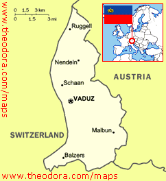 liechtenstein vaduz carte