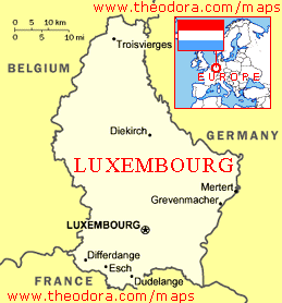 luxembourg carte