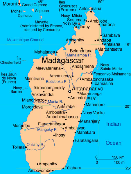 Madagascar carte