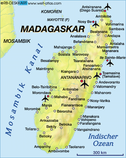 madagascar carte antananarivo