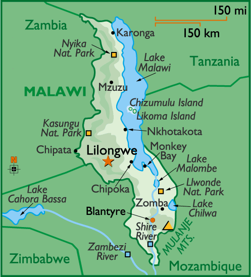 malawi cartes