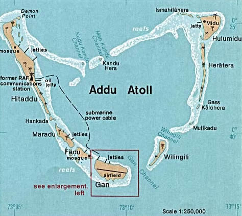 addu atoll maldives Carte