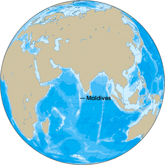maldives carte monde