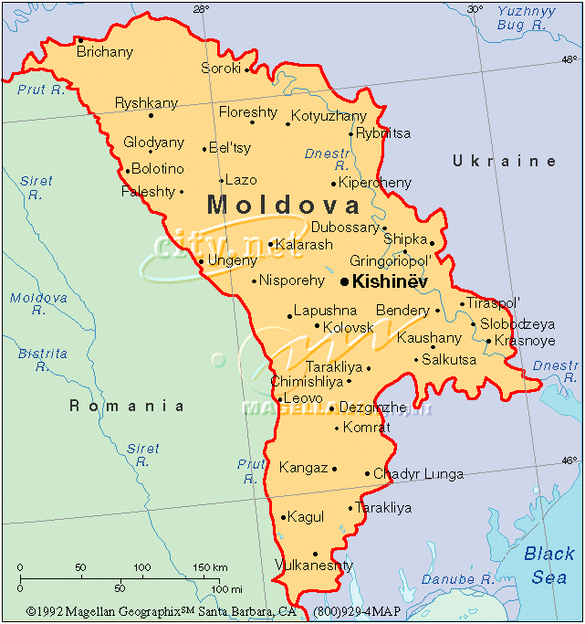 moldavie carte