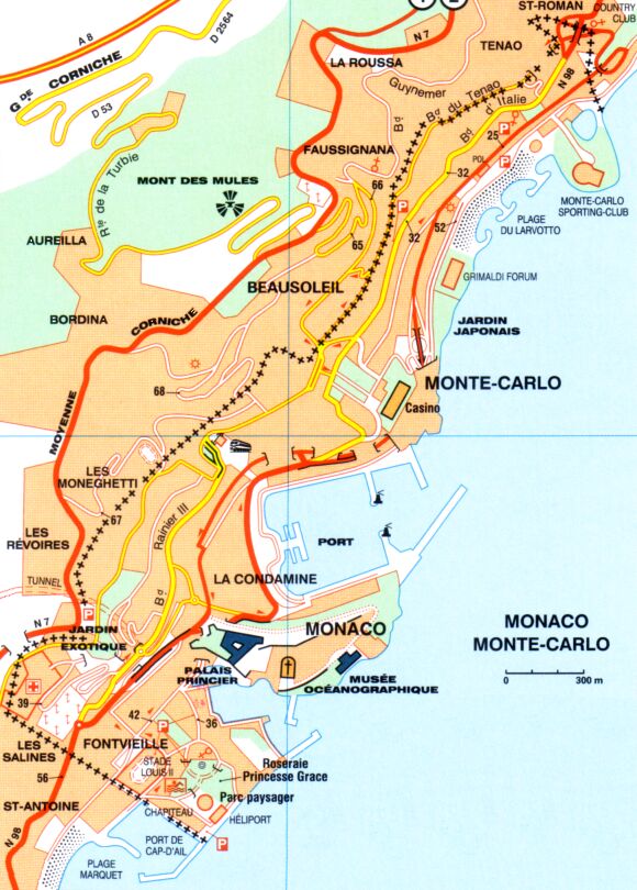 vile carte du monaco