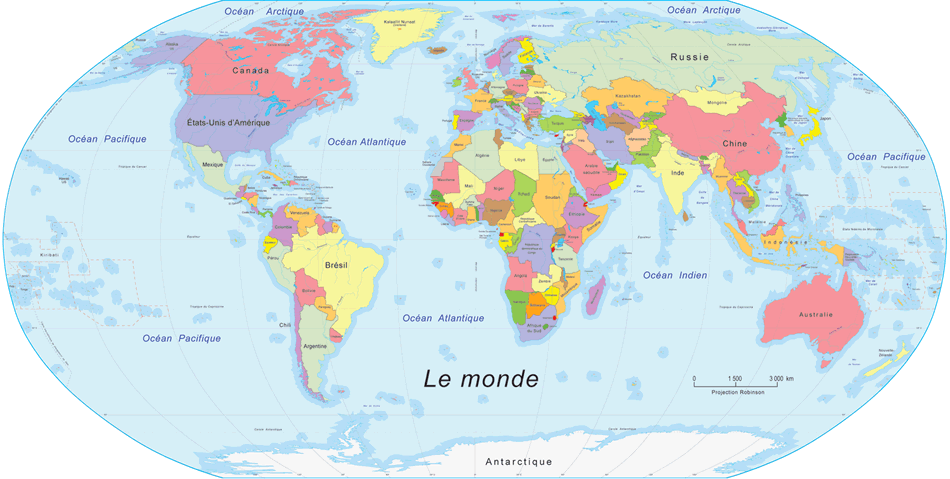 Carte du Monde