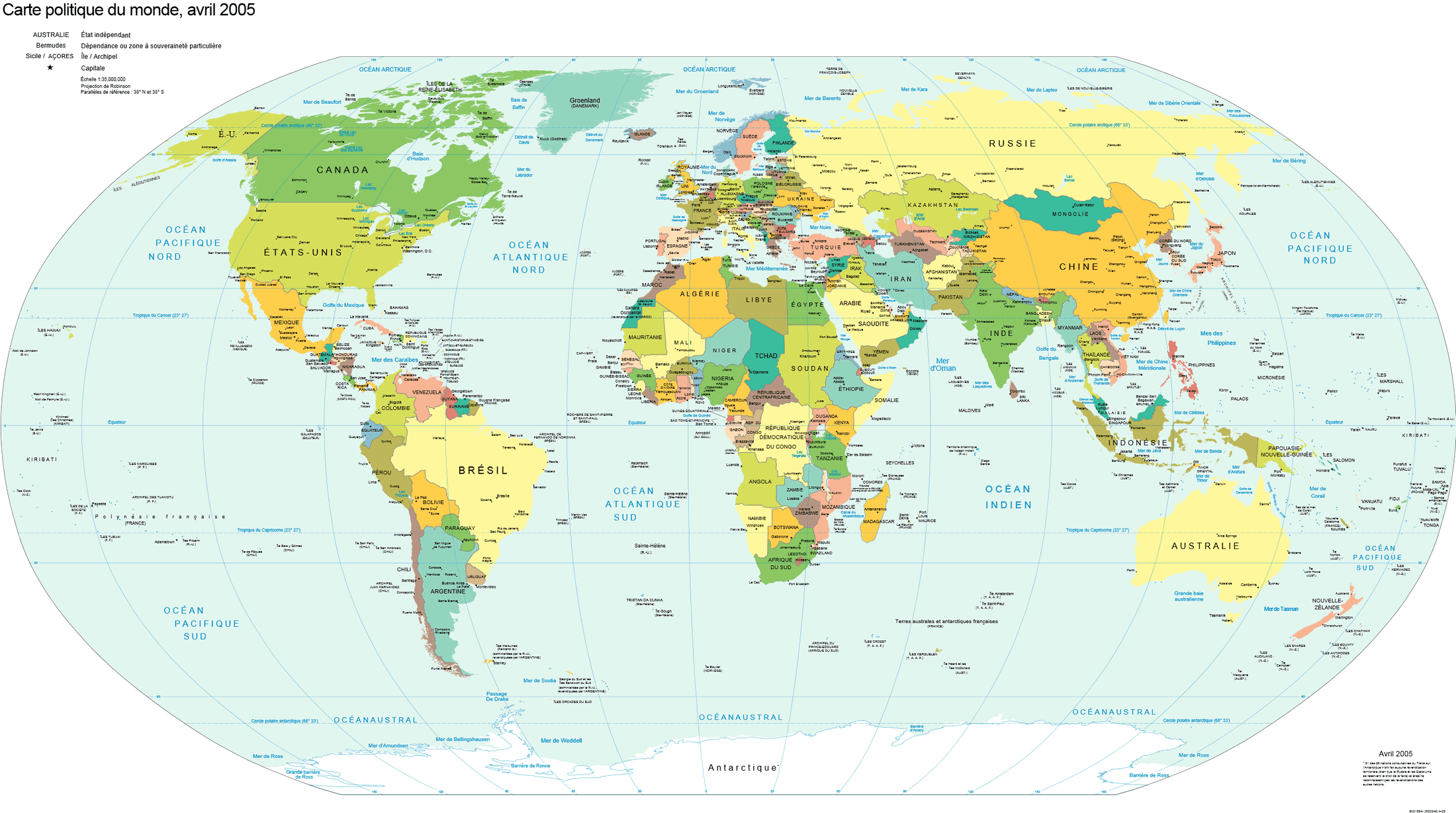 Carte du Monde