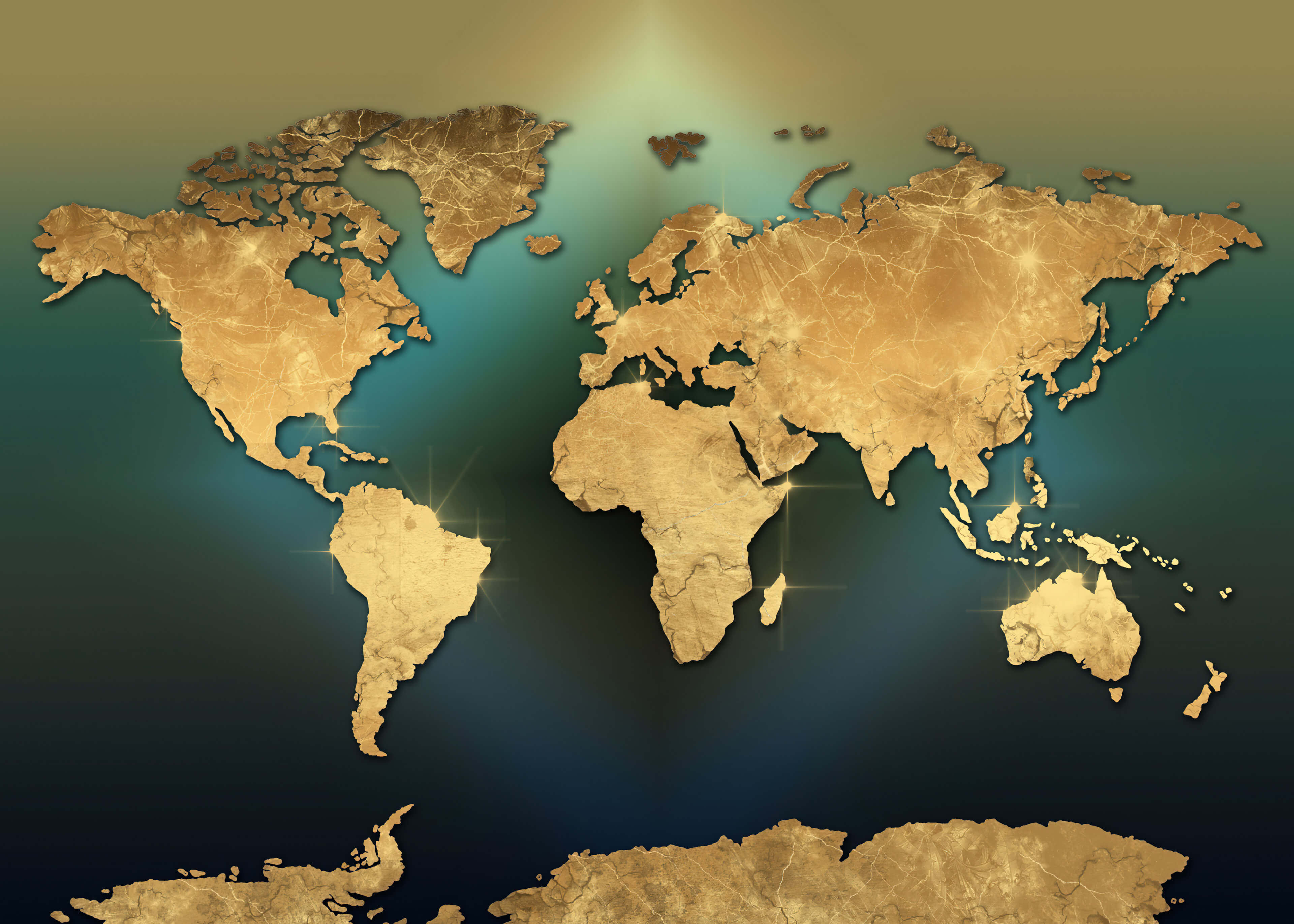 Fond Ecran Carte du Monde haute resolution et antarctique