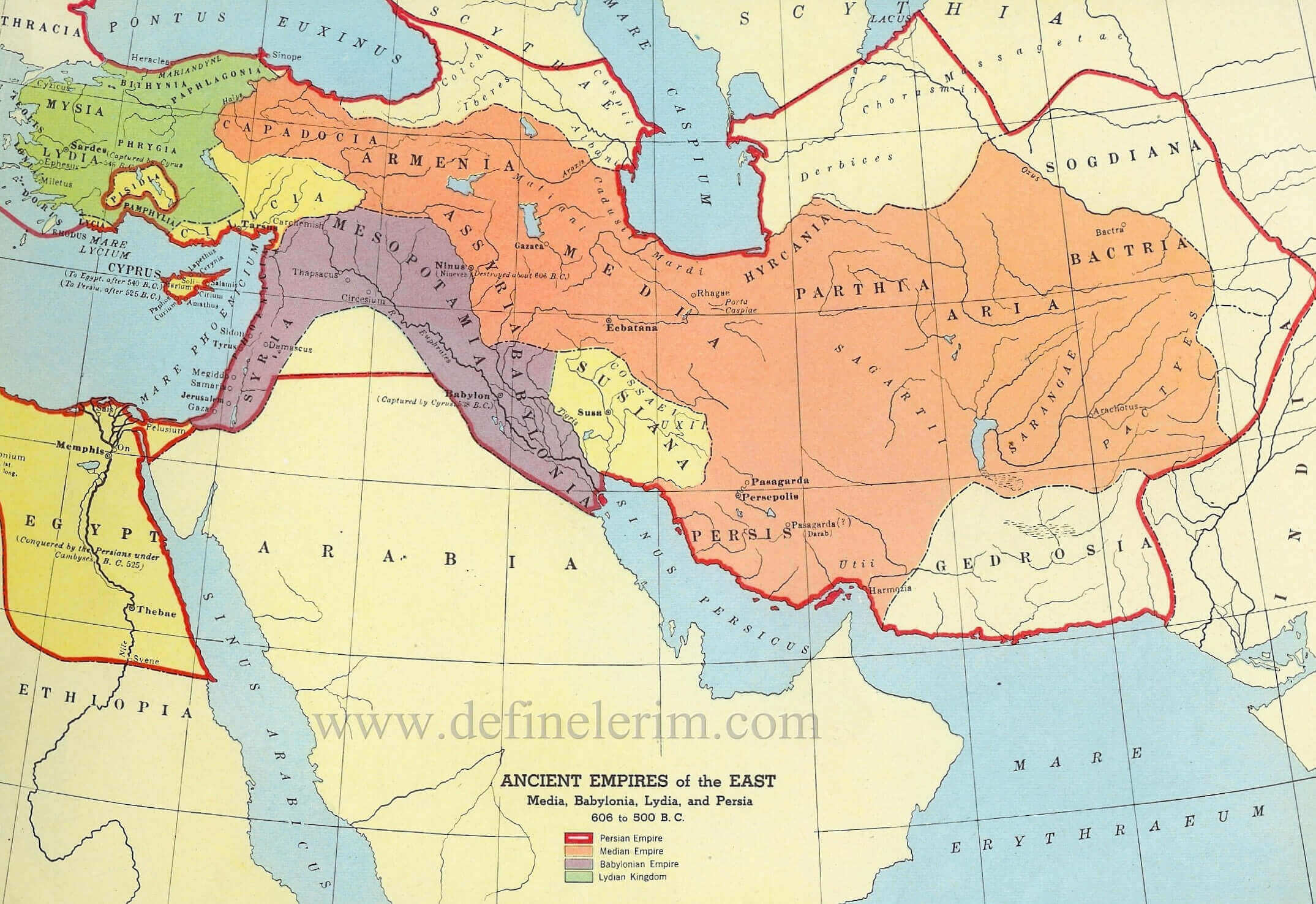 Monde Ancien Temps Carte