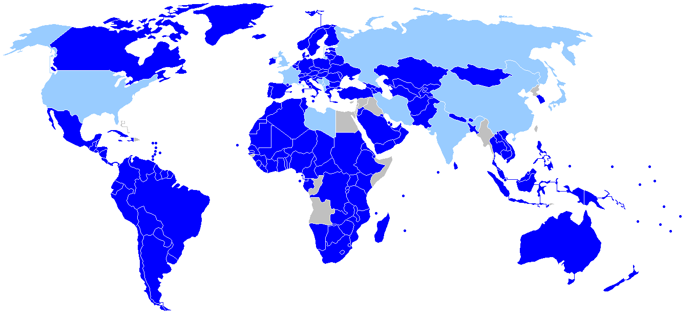 Monde Chimique Armes Carte