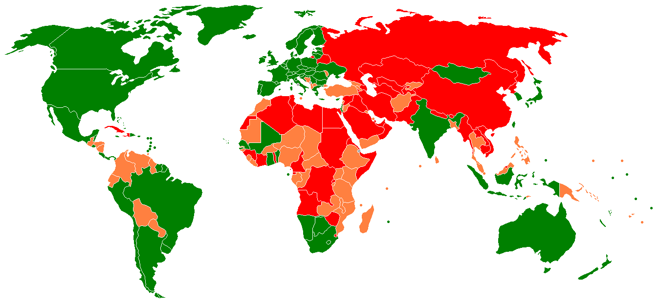 Monde Liberte Carte 2005