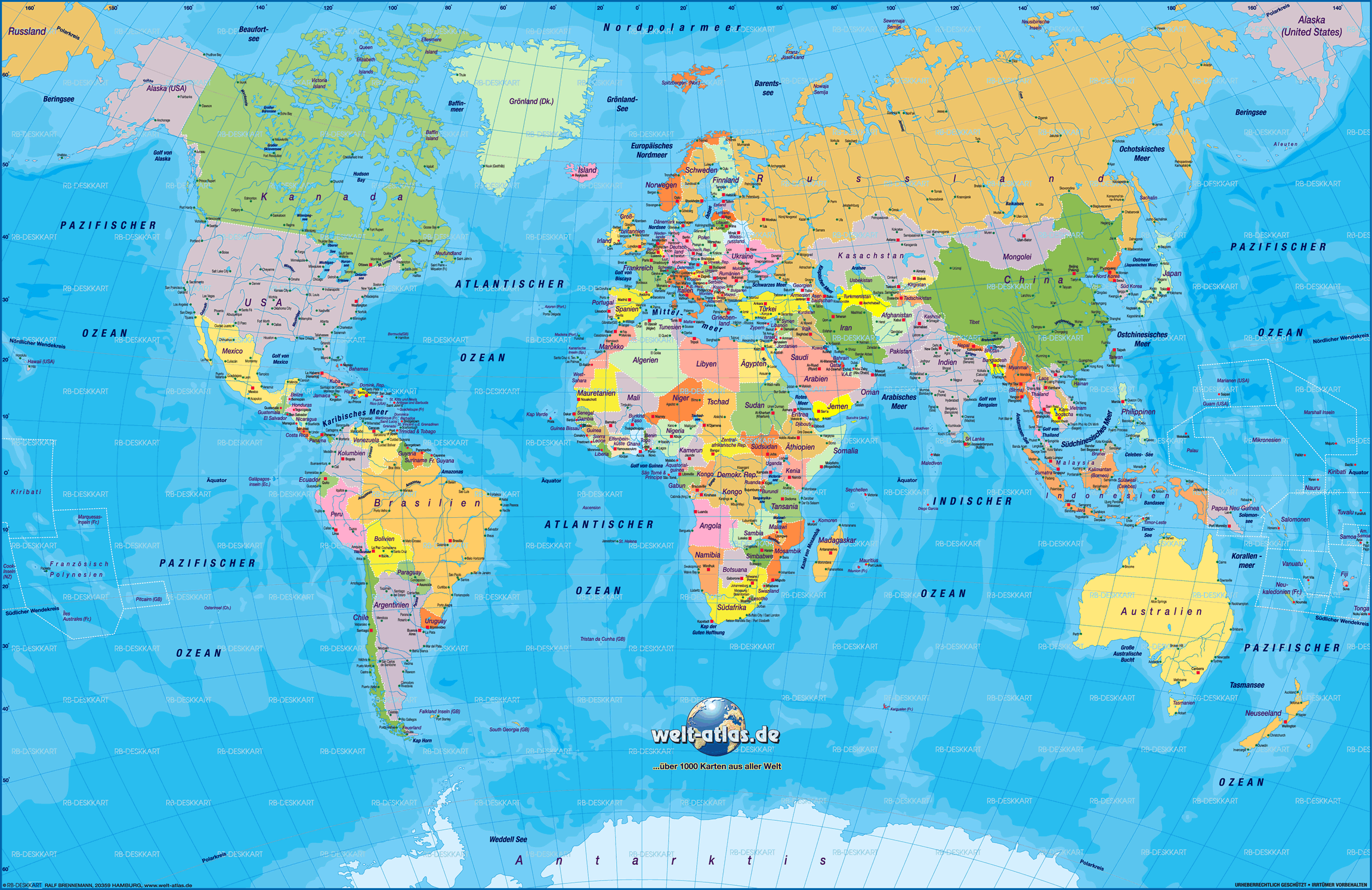 Monde Politique Carte German