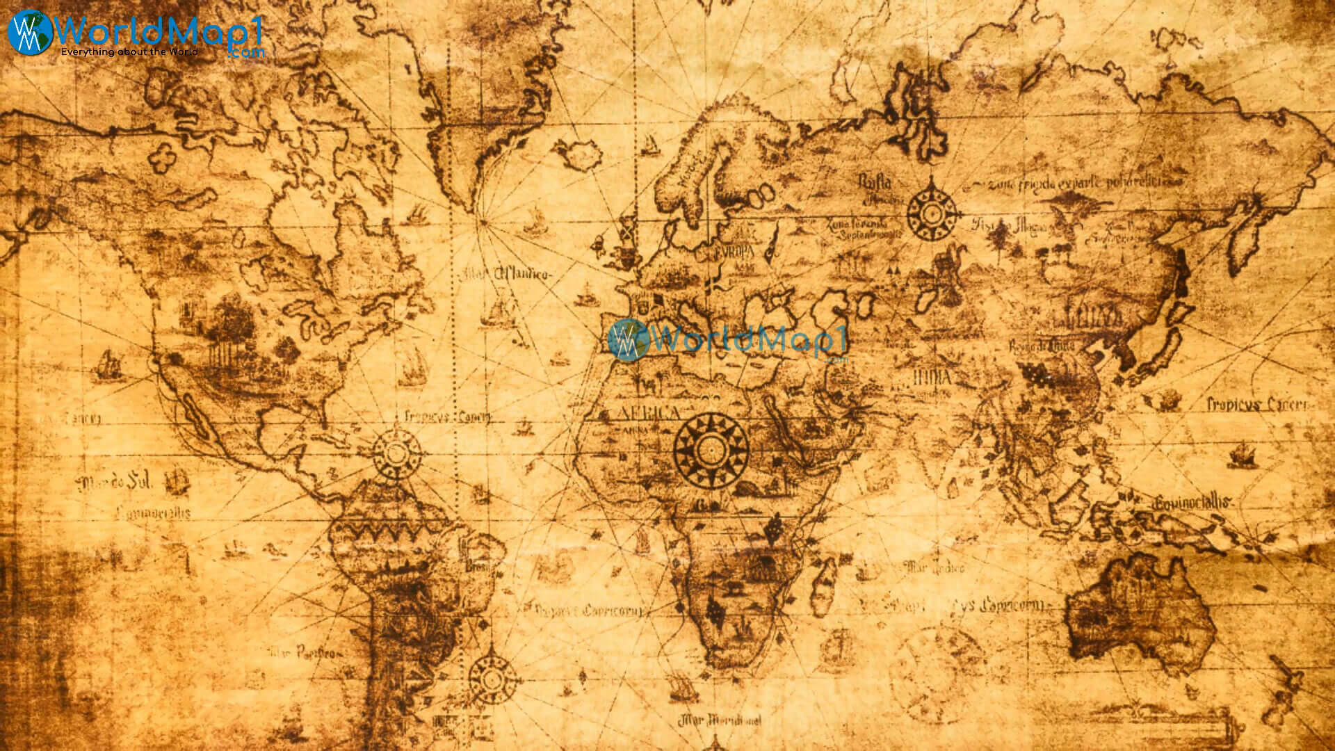 Telecharger carte antique des pays du monde