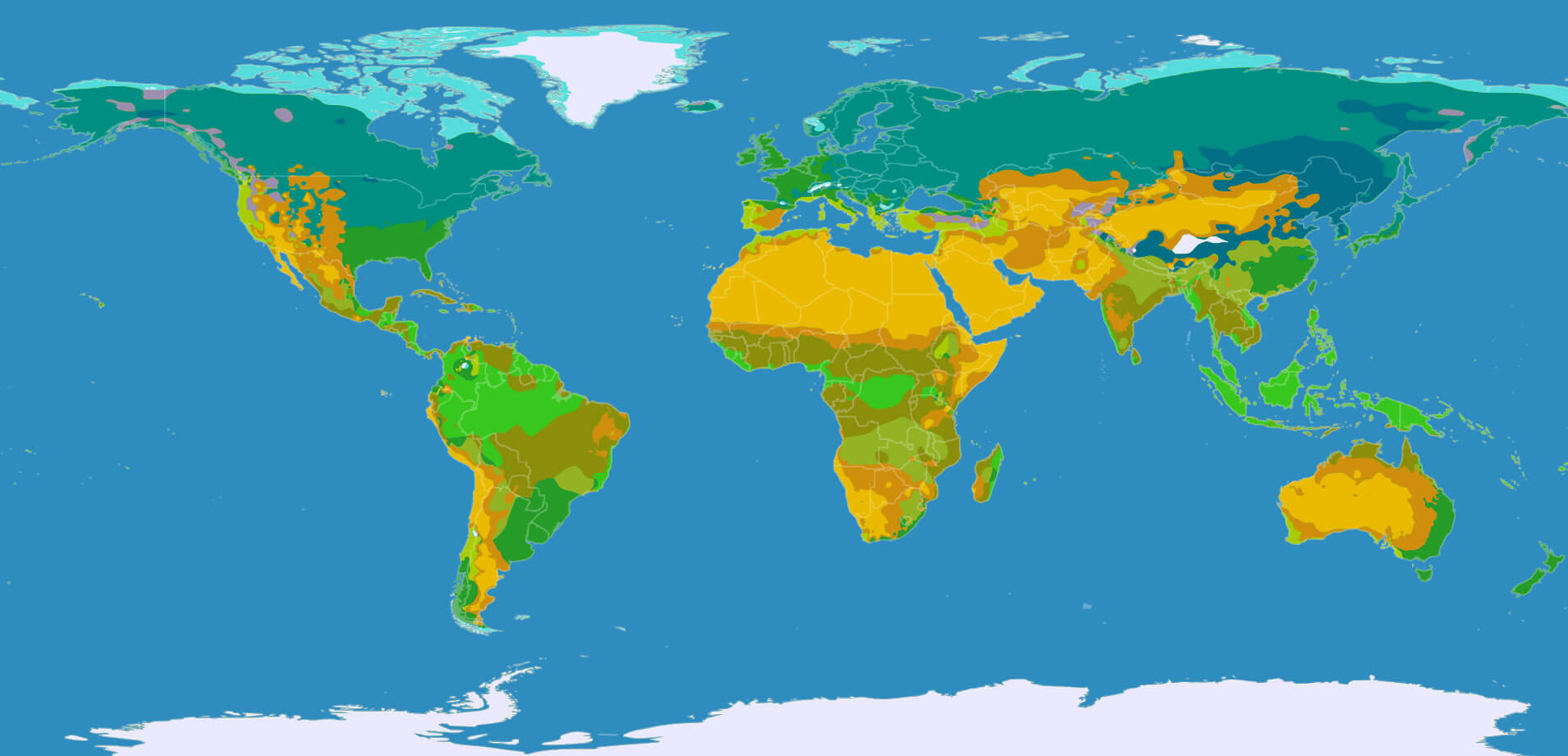 Telecharger carte climatique du monde