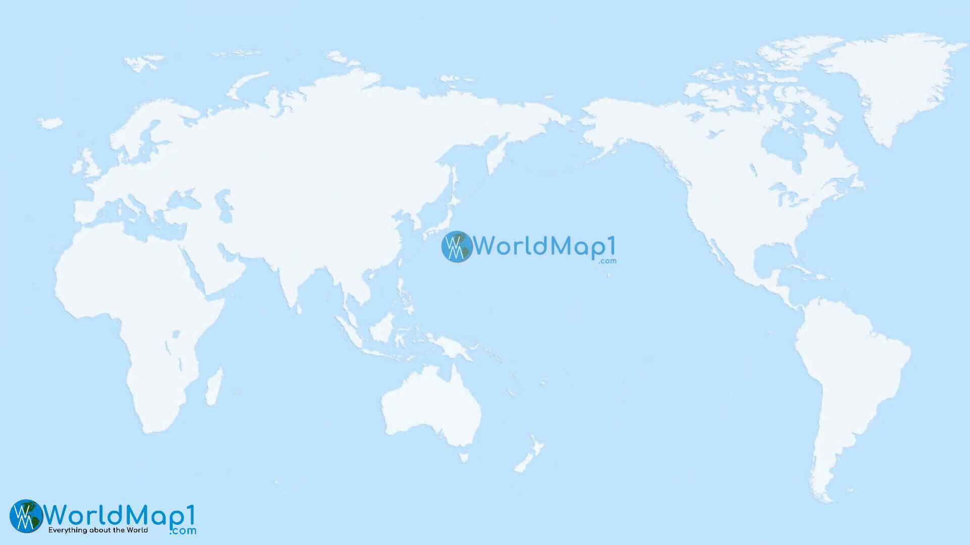 Carte du Monde vierge complete