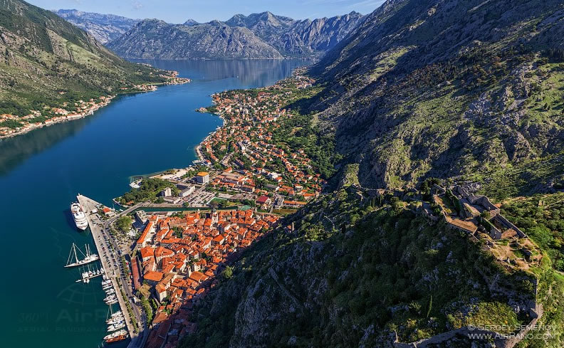 Kotor côte de Montenegro