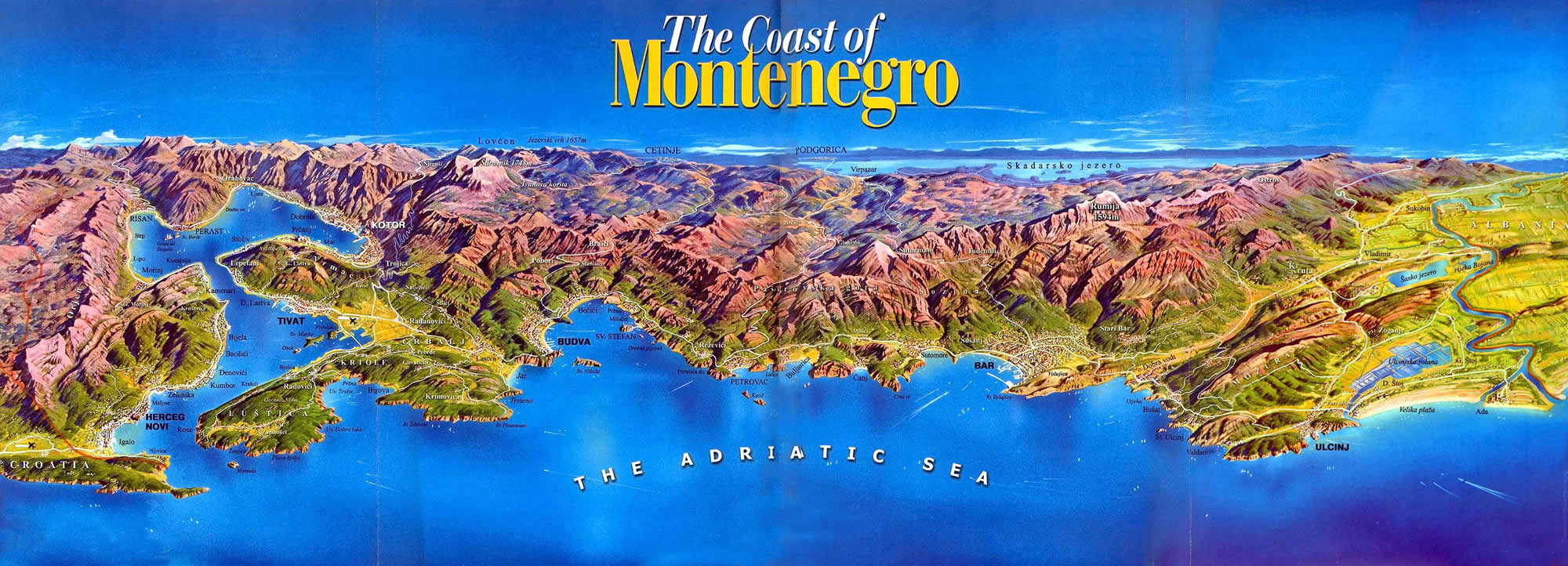 La côte de Montenegro
