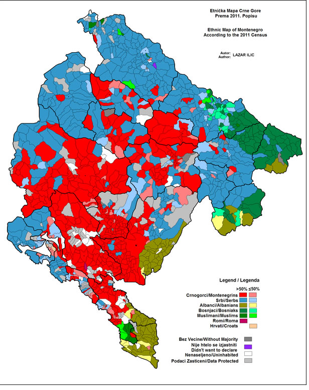 Montenegro Eco Tourisme Carte